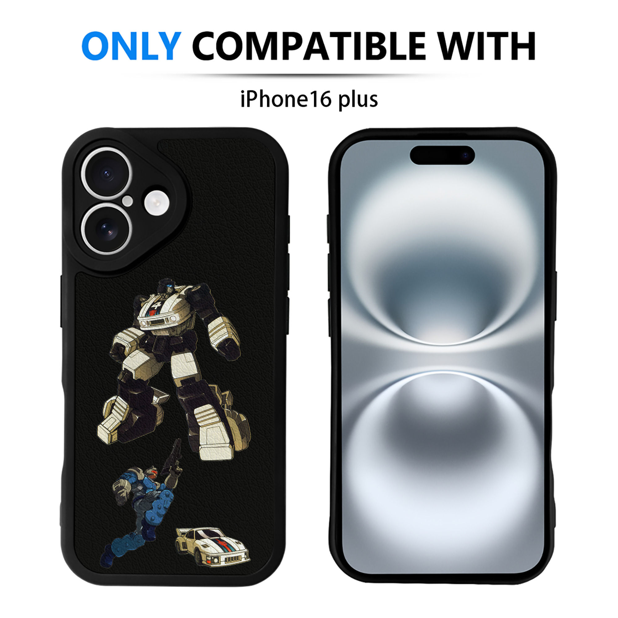 （画像用）  【iPhone 16シリーズ対応】シリコンスマホケース（レザー調） 材質：シリコン